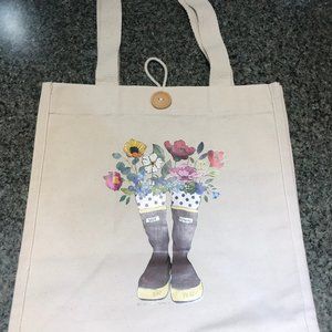 Canvas Farmer's Market Floral Xtratuf Graphic Tote Bag
